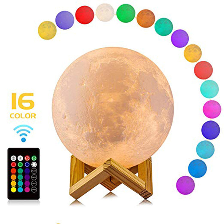 3D Moon Lamp - LED Night Light